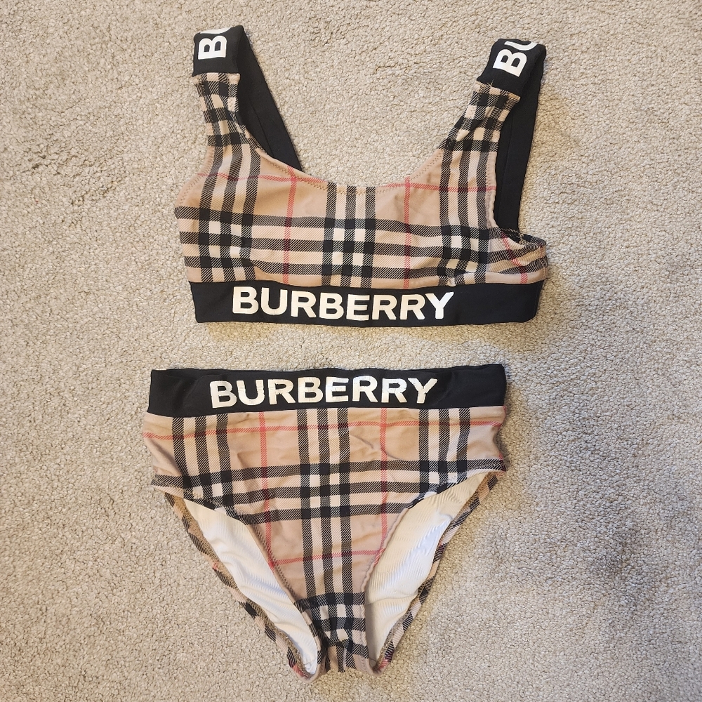 Burberry two-piece swimsuit 6Y girls